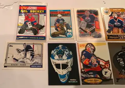 NHL Goalie Hall of Famer Grant Fuhr 11 Cards: Replica Rookie, Mask more + Vintage Pack $15 Includes...
