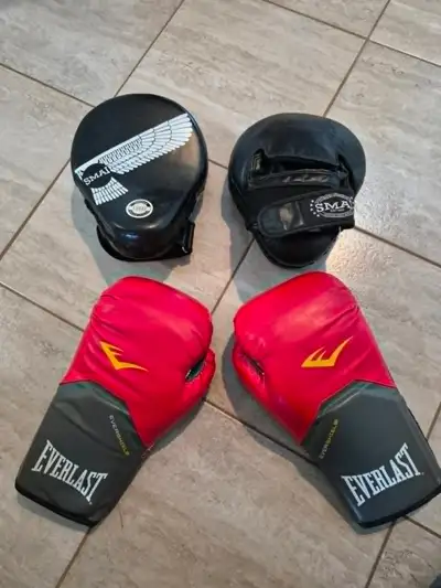Focus pad (mitaines) + gants de frappe, View more