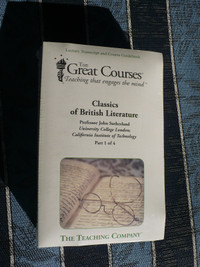 THE GREAT COURSES - CLASSICS OF BRITISH LITERATURE -4 BOOKS NEW