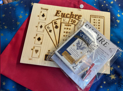 EUCHRE GAME for Sale! How many times do fights during euchre break out over the scoring of it? Well...