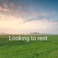 Looking to Rent Land (hay field, pasture, abandoned field)