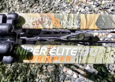 "Ready-to-Hunt Package": “CenterPoint Sniper Elite 370 Whisper Crossbow – Complete Kit with Case & A...