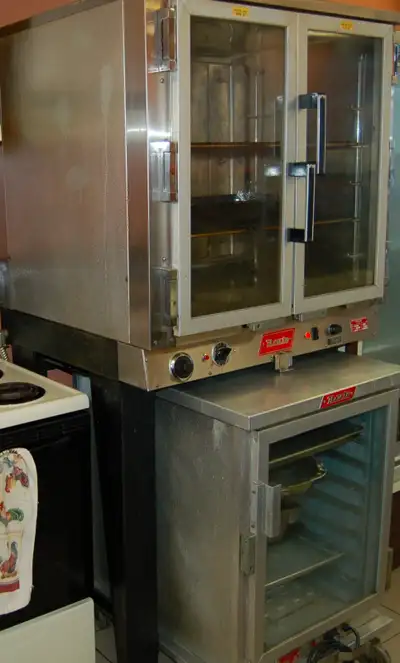All Stainless steel Electric convection oven with poorer $900 Milkshake mixer $75 6 warmer coffee br...