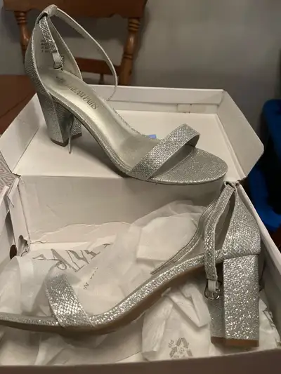 Glitter High Heels - Dream Pairs Chuck Silver, View more