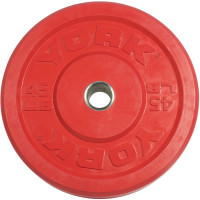 York Red 45 Lb Rubber Training Bumper Plate
