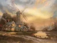 Ltd. Ed. Lithography "The Wind of The Spirit” by Thomas Kinkade