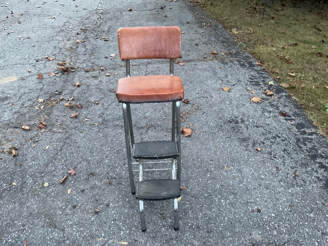Retro Chair Stepstool with Pull out Steps $50 in Other in Trenton