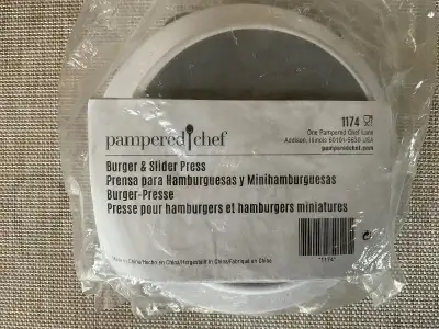 Pampered Chef BURGER & SLIDER PRESS. Brand New!, View more