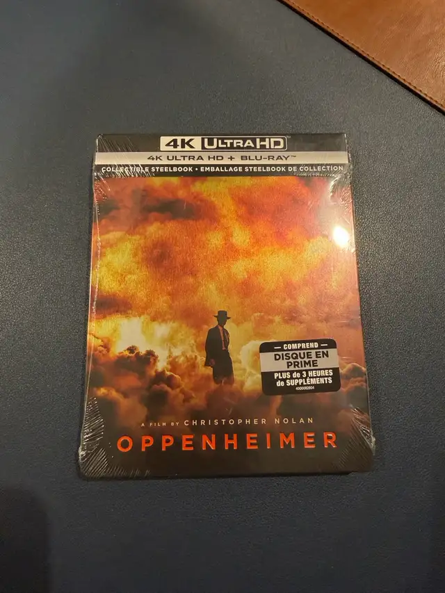 Oppenheimer Steelbook - 4K Blu-ray in CDs, DVDs & Blu-ray in Markham / York Region - Image 3