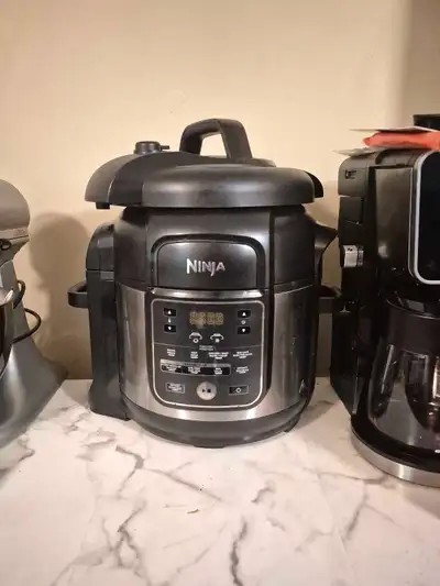ninja air fryer and pressure coocker, View more