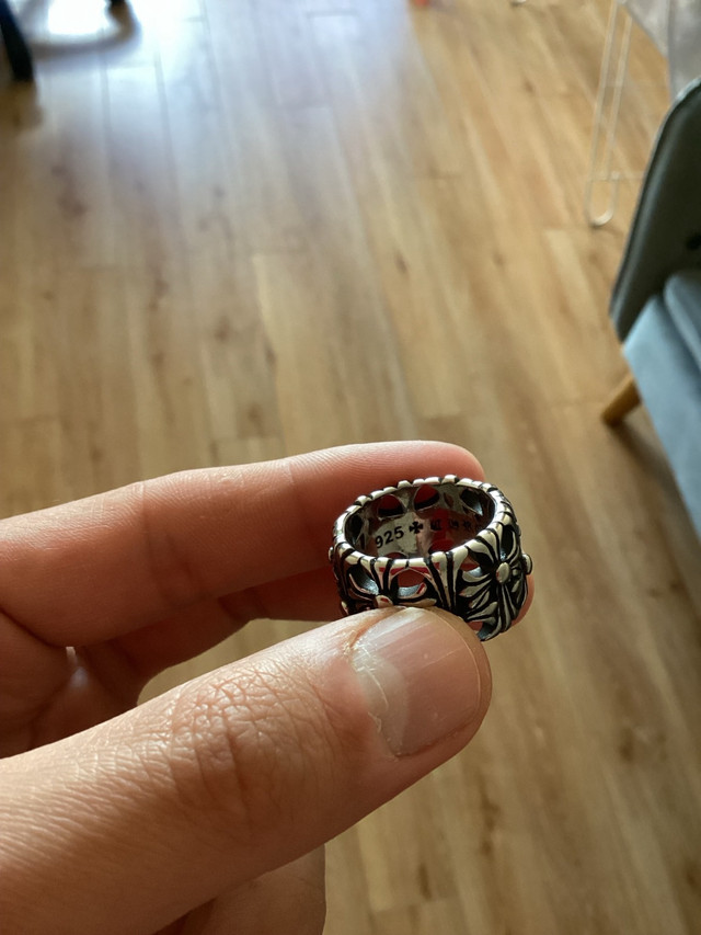 Chrome hearts cemetery ring. 925 silver size 10 in Jewellery & Watches in Dartmouth - Image 4