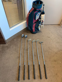 Fairway Golf Clubs with Fila Bag, Half Set