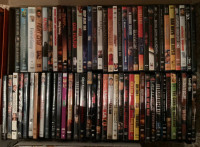 Boxes of dvds