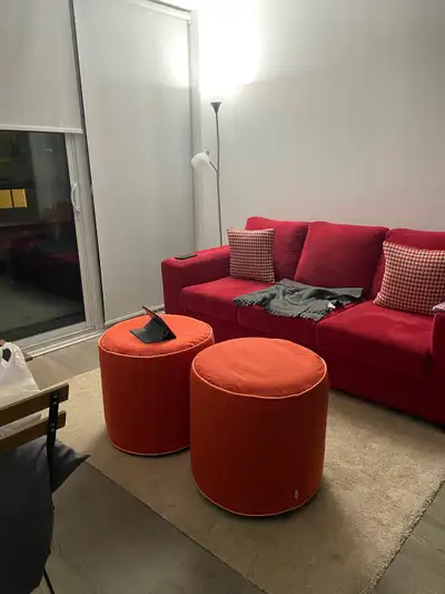 Leons Red Couch, View more