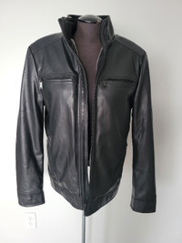 New faux leather Calvin Klein men's jacket 