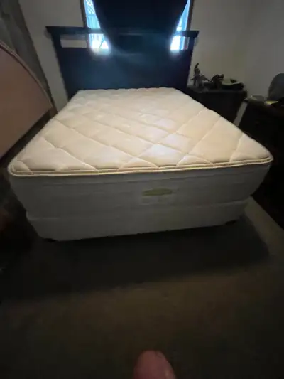 Queen Bed, Box spring, Headboard and Frame, View more