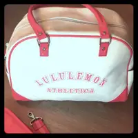 Lululemon    Leather Duffle Travel Gym Bag