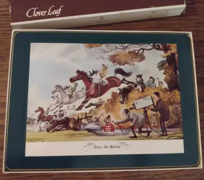Vintage Clover Leaf Table Mat set of 6, View more