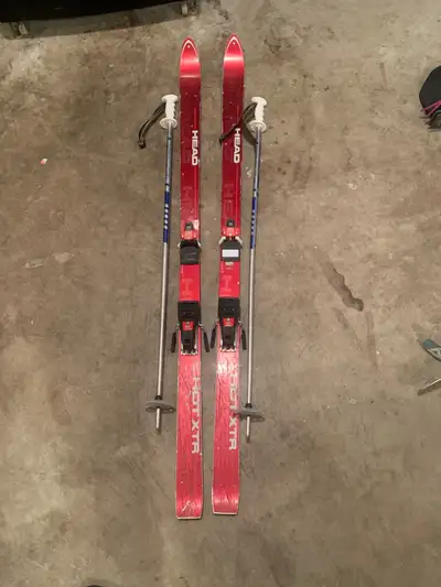 HOT XTR skis with GIPRON poles, View more