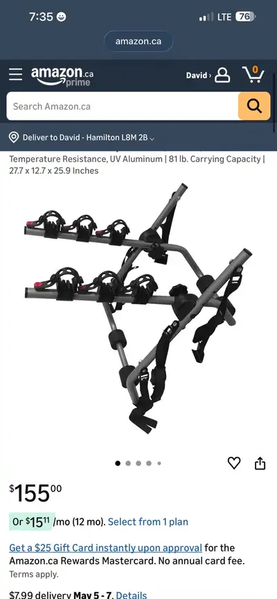DK2 Bike Carrier brand new 1-3 bike trunk carrier NEW, View more