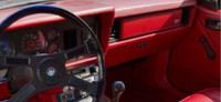 Mustang Red 1982 vent pad dash pad . 