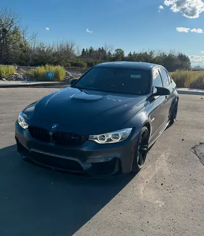 2015 BMW M3 79000km DCT Transmission Mineral Grey Metallic Paint with Sakhir Orange Interior Carbon...
