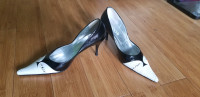 Bocci women dress shoes black and white. Size 36.5