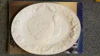 Stoneware Turkey Serving Platter