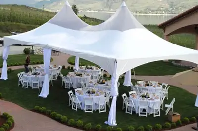 We deliver, setup and take down Peak Marque tents! 20x20 or 20x40 tents available!! With sides or wi...