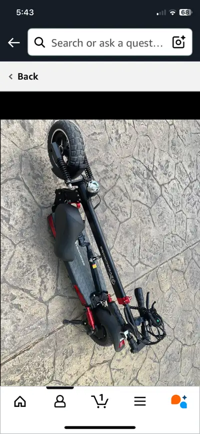 Evercross H5 Electric Scooter used less than 50km, View more