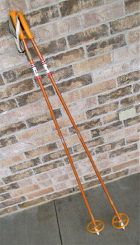 Vintage Bamboo Liljedahl Ski Poles L.143cm/56" Made in Canada