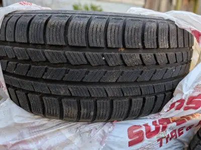Four Nexen Winter Tires 225/R17 No Rims. Good Tread.
