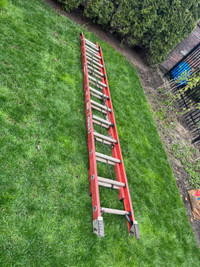 24ft extension ladder - 300lbs - WERNER - Fiberglass