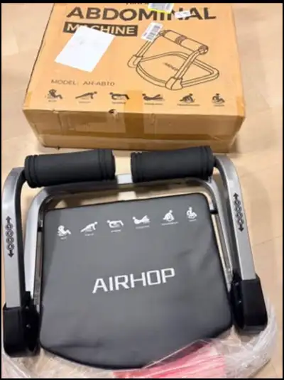 Adjustable Ab Workout Machine with Automatic Rebound - open box, View more