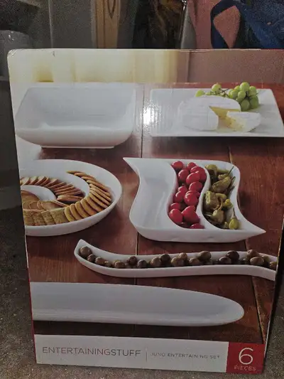 6 Piece Entertaining Set EUC in Box, View more