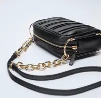 Zara cuir leather bag handbag sac fendi gucci LV balenciaga