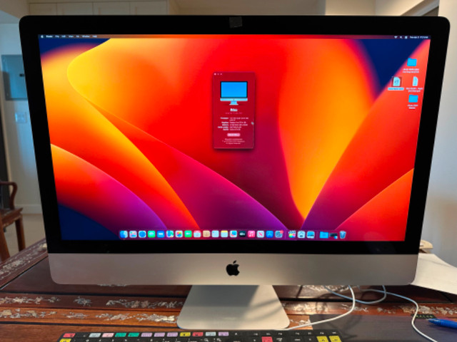 2017 27" iMac Retina 5K with 32GB of Ram, 2 TB SSD in Desktop Computers in Calgary