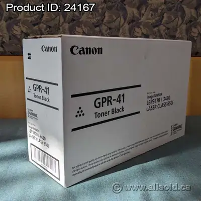 Canon GPR-41 Black Toner Cartridge, View more