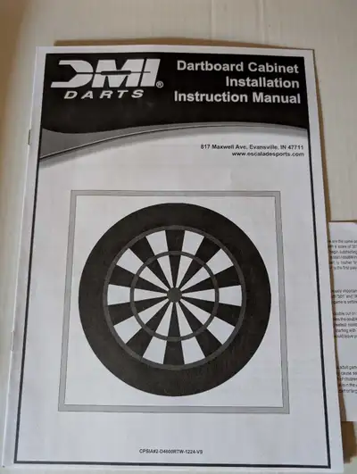 Selling a DMI Dartboard Cabinet Set, perfect for game nights or honing your dart skills. This set in...