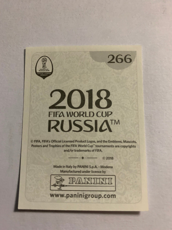 2018 PANINI FIFA WORLD CUP RUSSIA STICKER L. SCHONE #266 DENMARK dans Art et objets de collection  à Longueuil/Rive Sud - Image 2