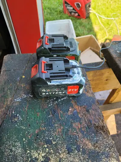 21V Power Tool Battery Set with Charger, View more