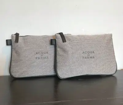 ~ TWO FULL Brand New Aqua Di Parma Toiletry Bags ~, View more