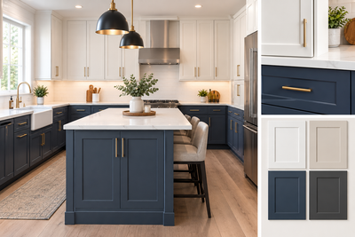 Two-Tone Kitchen Cabinet Doors – Mix It Up, View more
