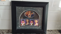 Collector item, framed stamps of Elvis Presley Marilyn Monroe