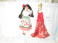 Barbie - Doll of the Worlds -  Mexique - Russie Comme Neuve