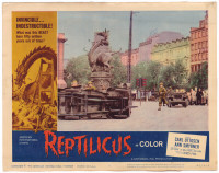 1962 Authentic Movie Poster Lobby card # 4 Reptilicus Military
