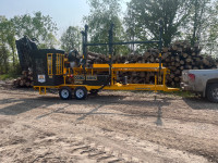 Mobile firewood processing 