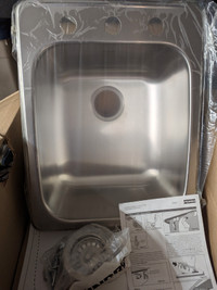 New Kindred Franke Single Bowl Stainless Utility Sink