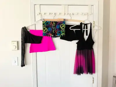 5 vêtements Body wrappers maillot danse fille 8-10 ans,ensemble, View more