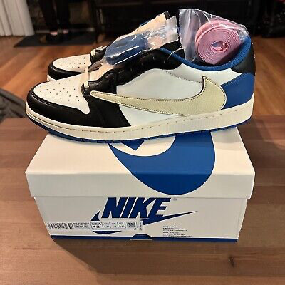 Travis Scott x Fragment x Air Jordan 1 Low, 13 M in Men's Shoes in Sarnia